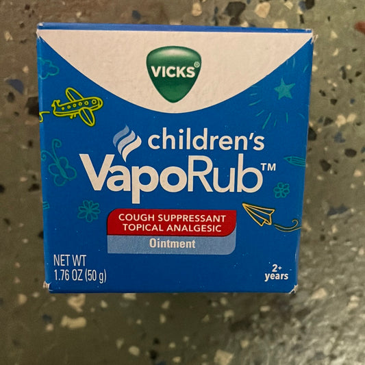 Youth, Vicks Children’s Vaporub