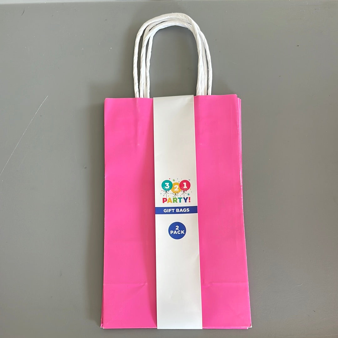 321 Party Gift Bags, Solid