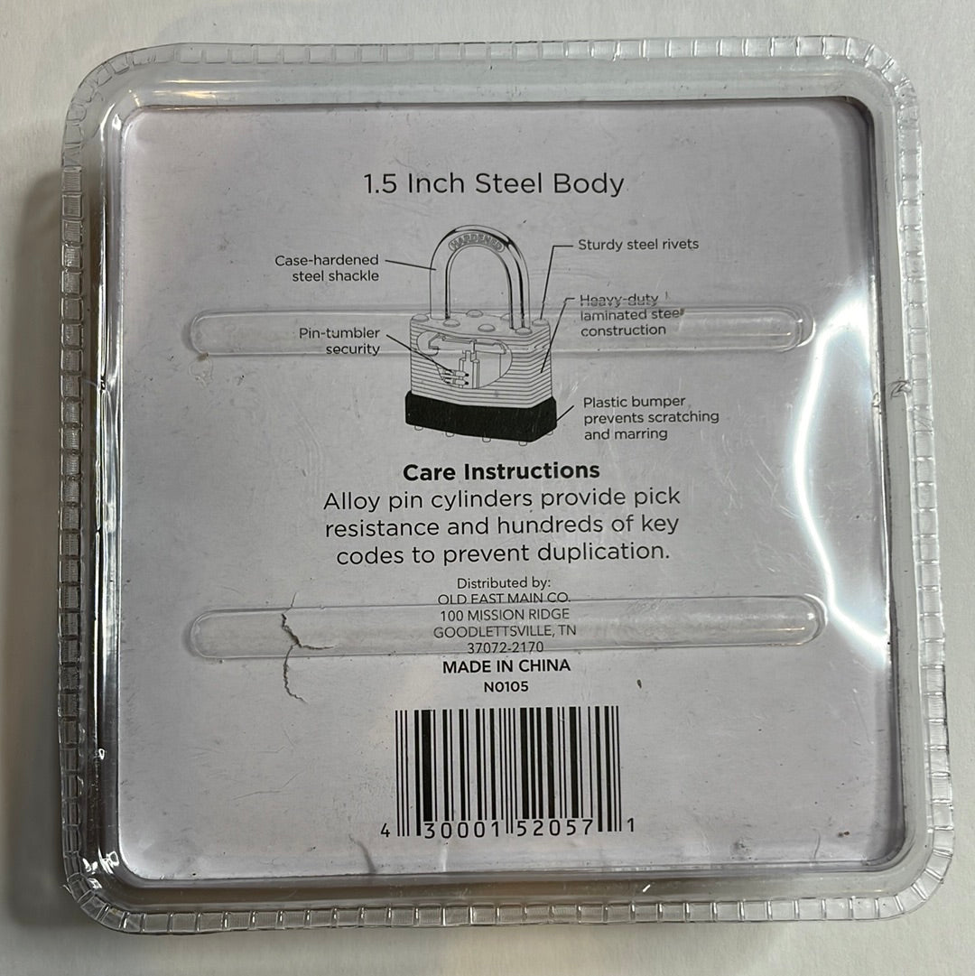 Household, Laminated Steel Padlock