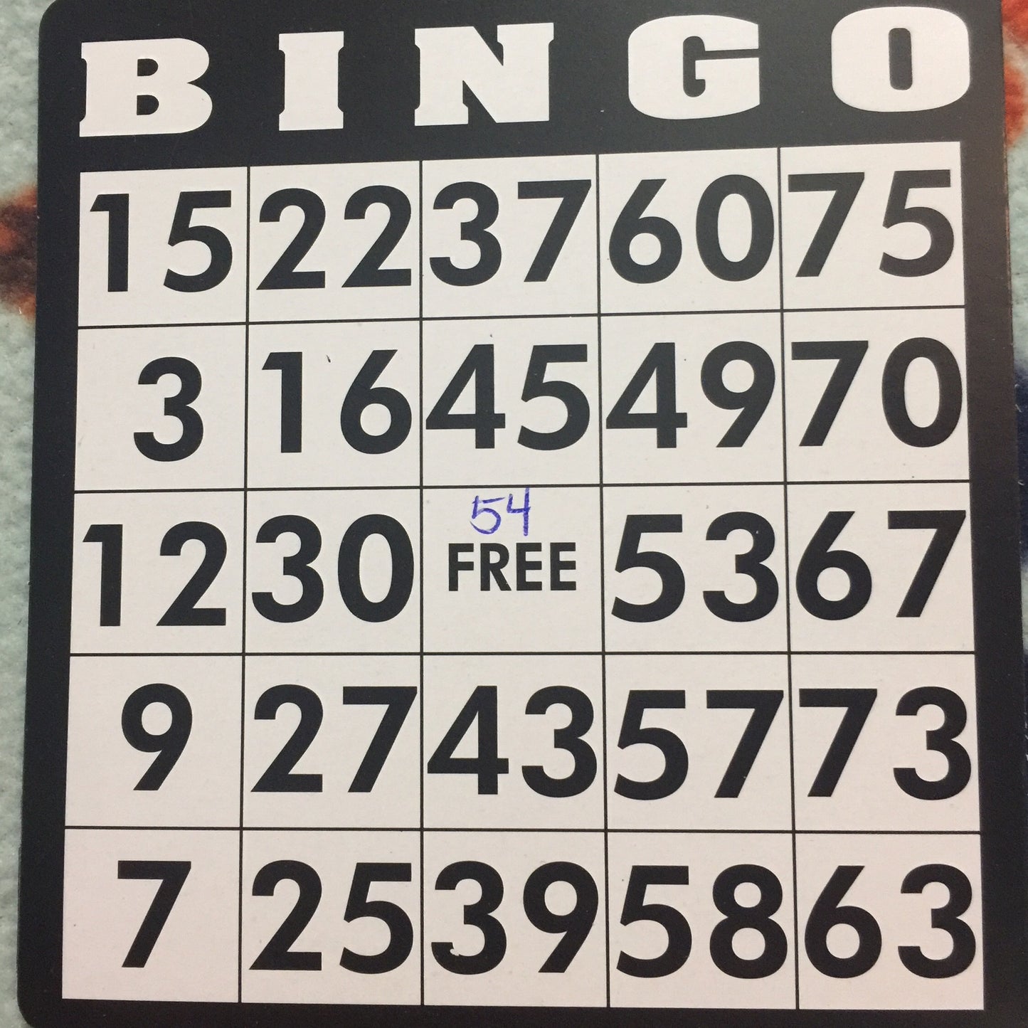 Game, Bingo: 9/19 at 3pm EST