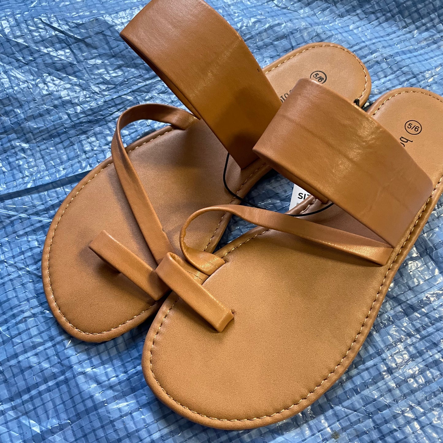 Womens, Sandal Shoe Cognac
