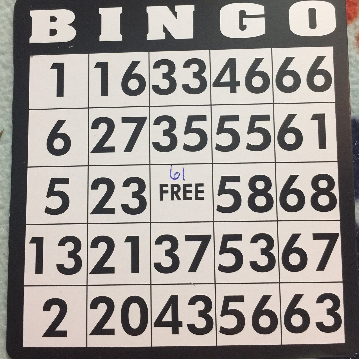 Game, Bingo: 9/19 at 3pm EST