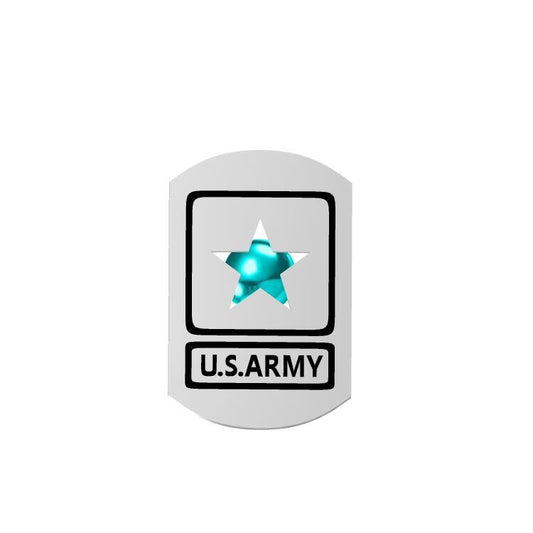 US Army Single-Pearl Cage Pendant (Sterling Silver)