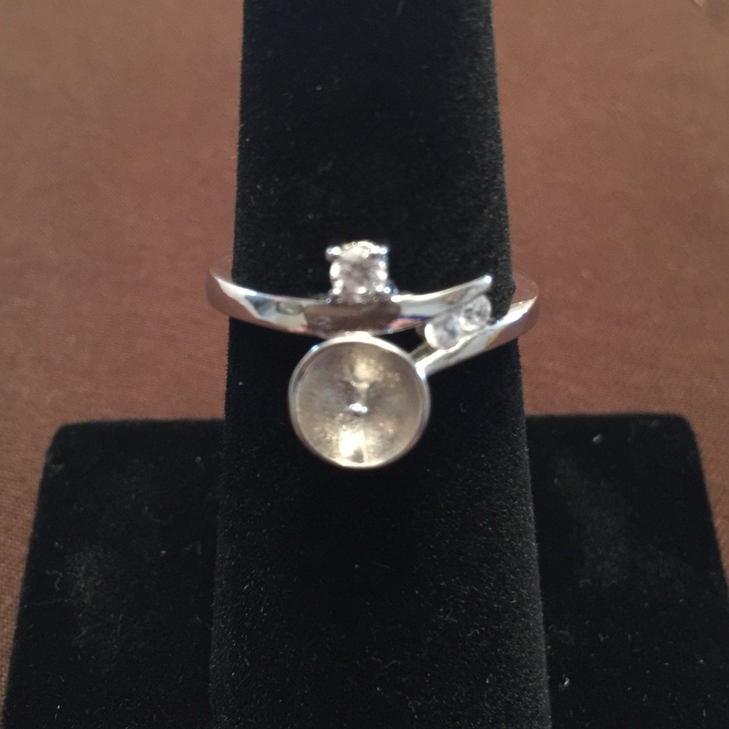 Wrap Around Basic Ring Mounting (Sterling silver)