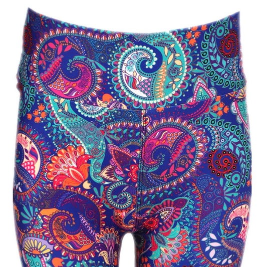 Leggings, Colorful Paisley
