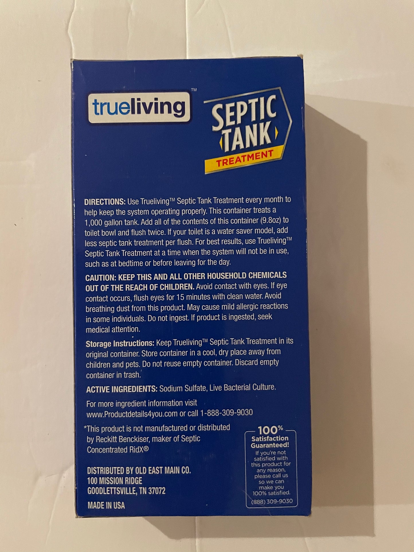 Household, True Living Septic Tank Treatment