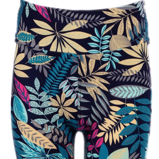 Leggings, Long Shorts Leaves