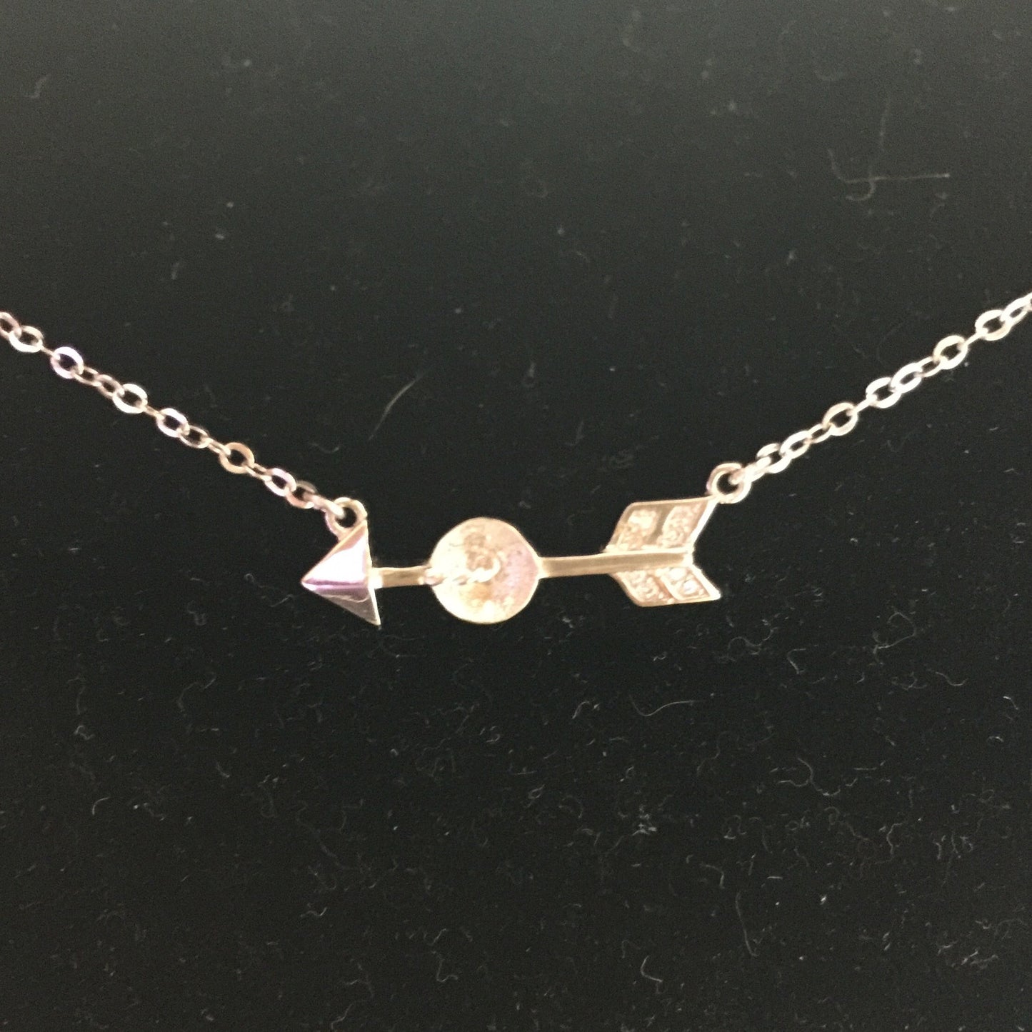 Arrow Single-Pearl Necklace Mounting (Sterling silver)