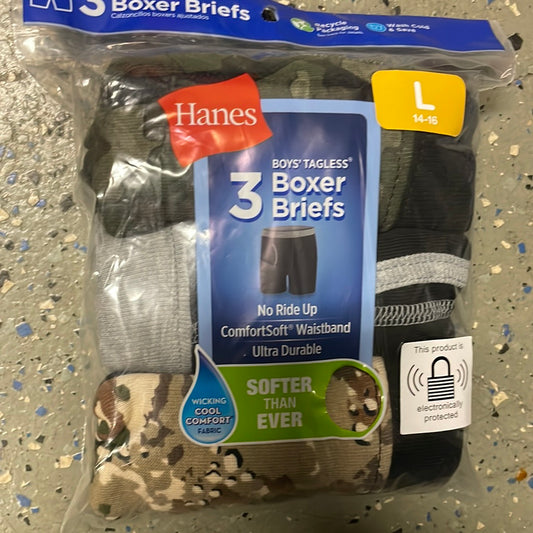 Boys, Hanes Tagless Boxer Briefs