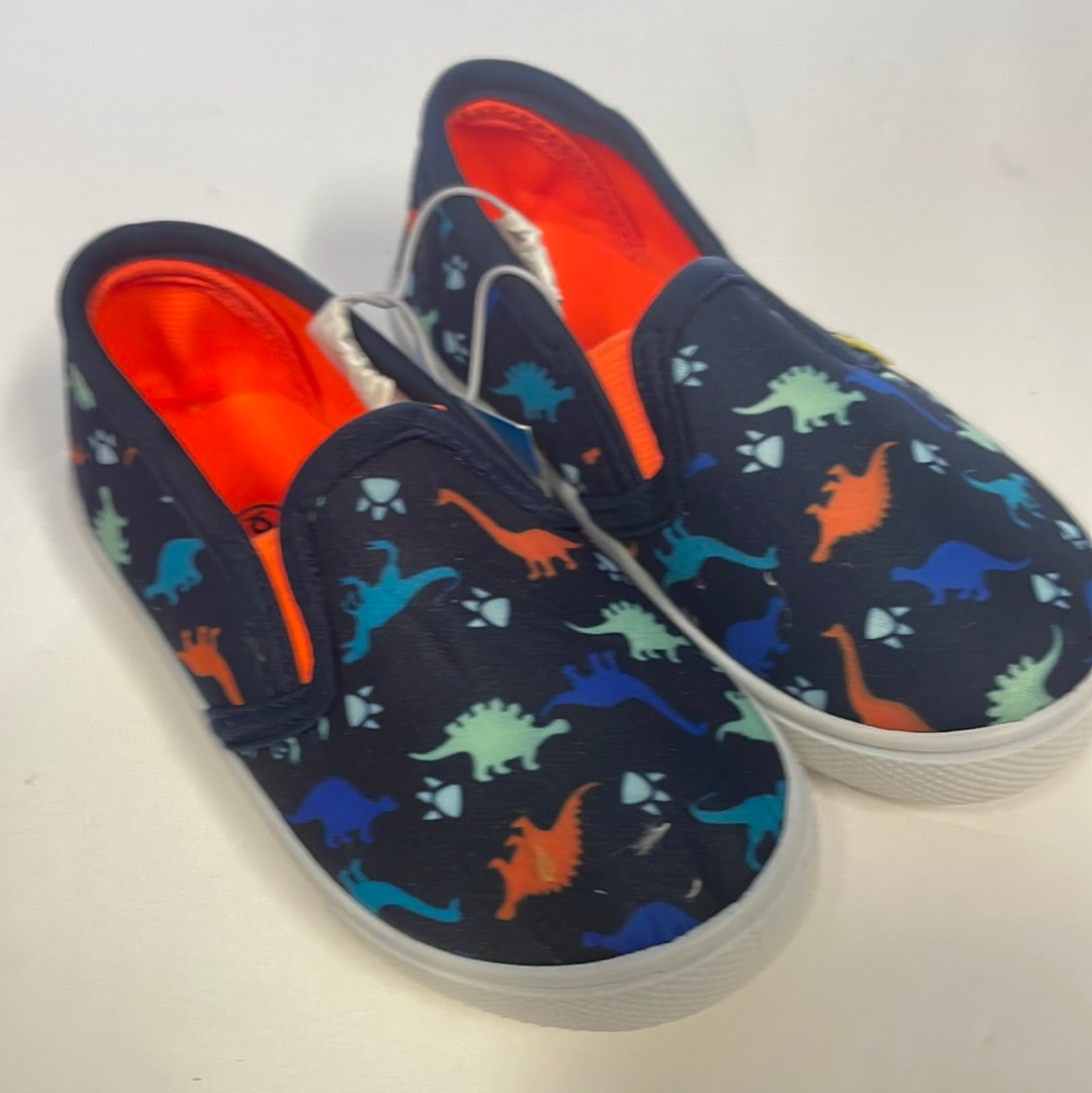 Youth OT Revolution Grey Dino Slip On Shoe