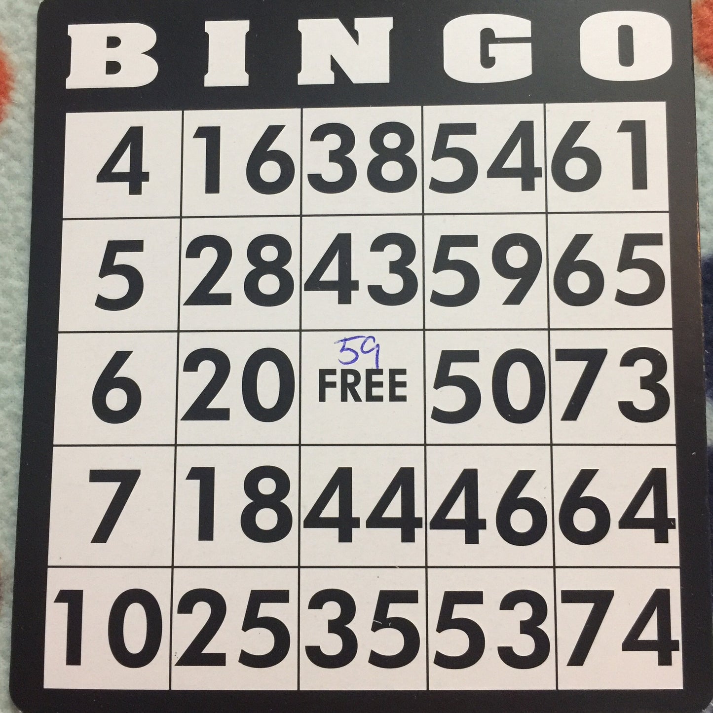 Game, Bingo: 9/19 at 3pm EST
