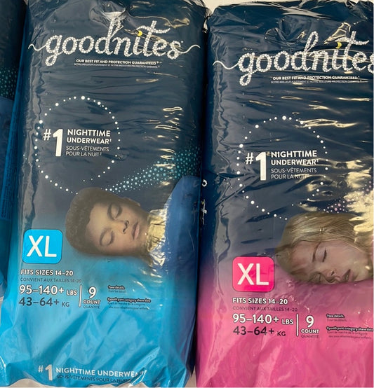 Goodnites Nighttime Bedwetting Underwear
