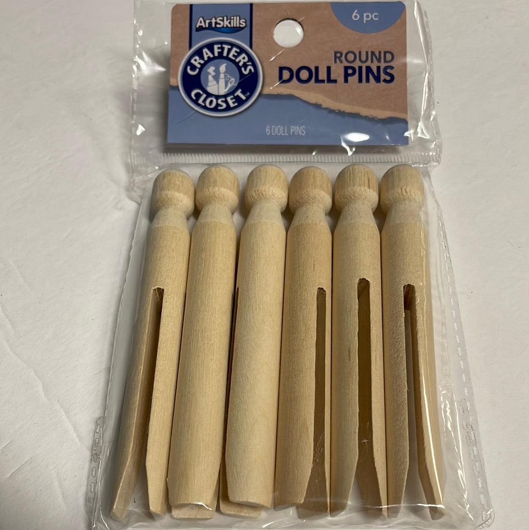 Artskills Crafter’s Closet, Round Doll Pins