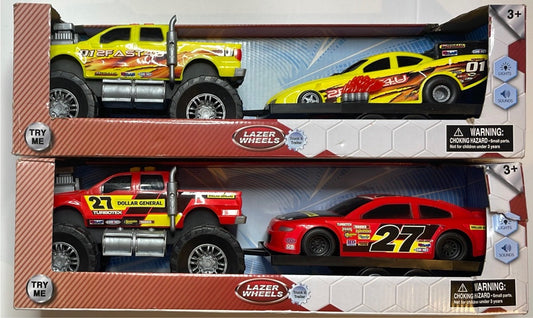 Toys and Games, Lazer Wheels Toy Truck and Car Set