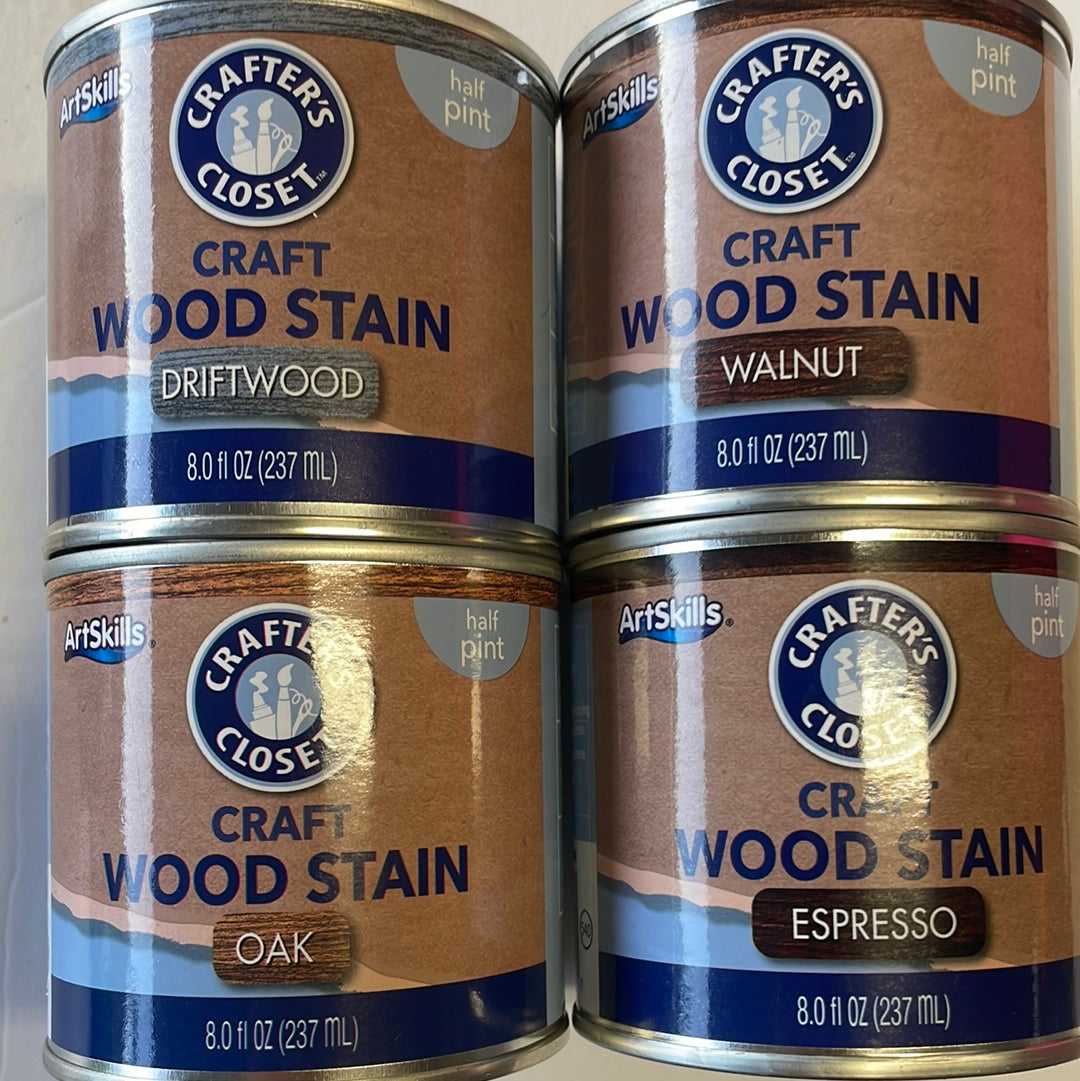 Crafter's Closet Wood Finish Penetrating Wood Stain, 8oz.