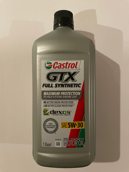 Automotive, Castrol GTX Full Synthetic Motor Oil