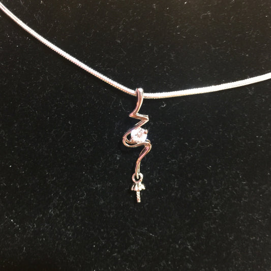 Twisted Pearl Single-Pearl Pendant Mounting (Sterling silver)