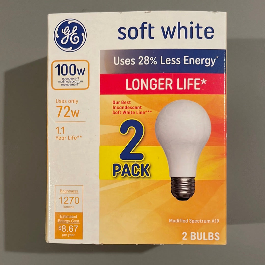 100 Watt Lightbulbs