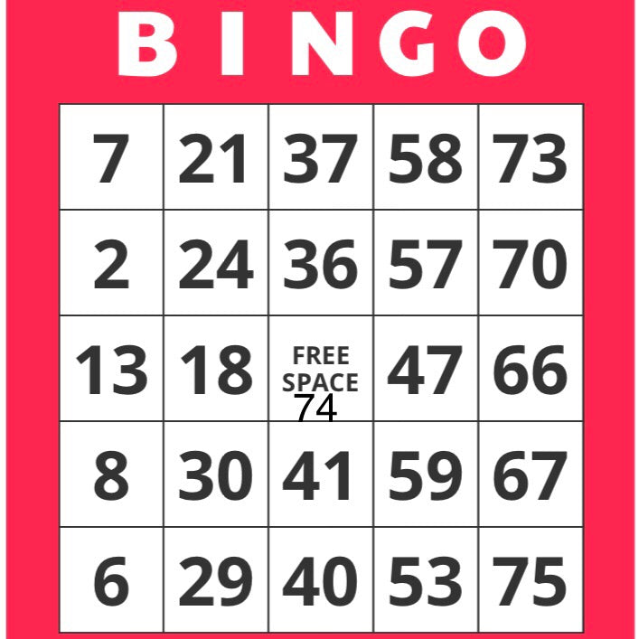 Game, Bingo: 9/19 at 3pm EST