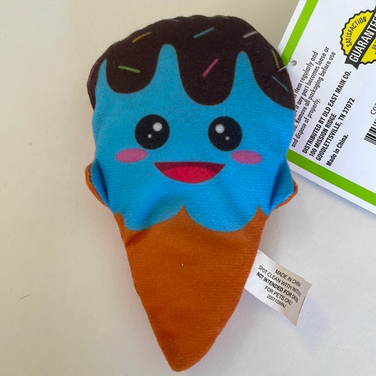 Forever Pals Printed Plush Dog Toy with Squeaker