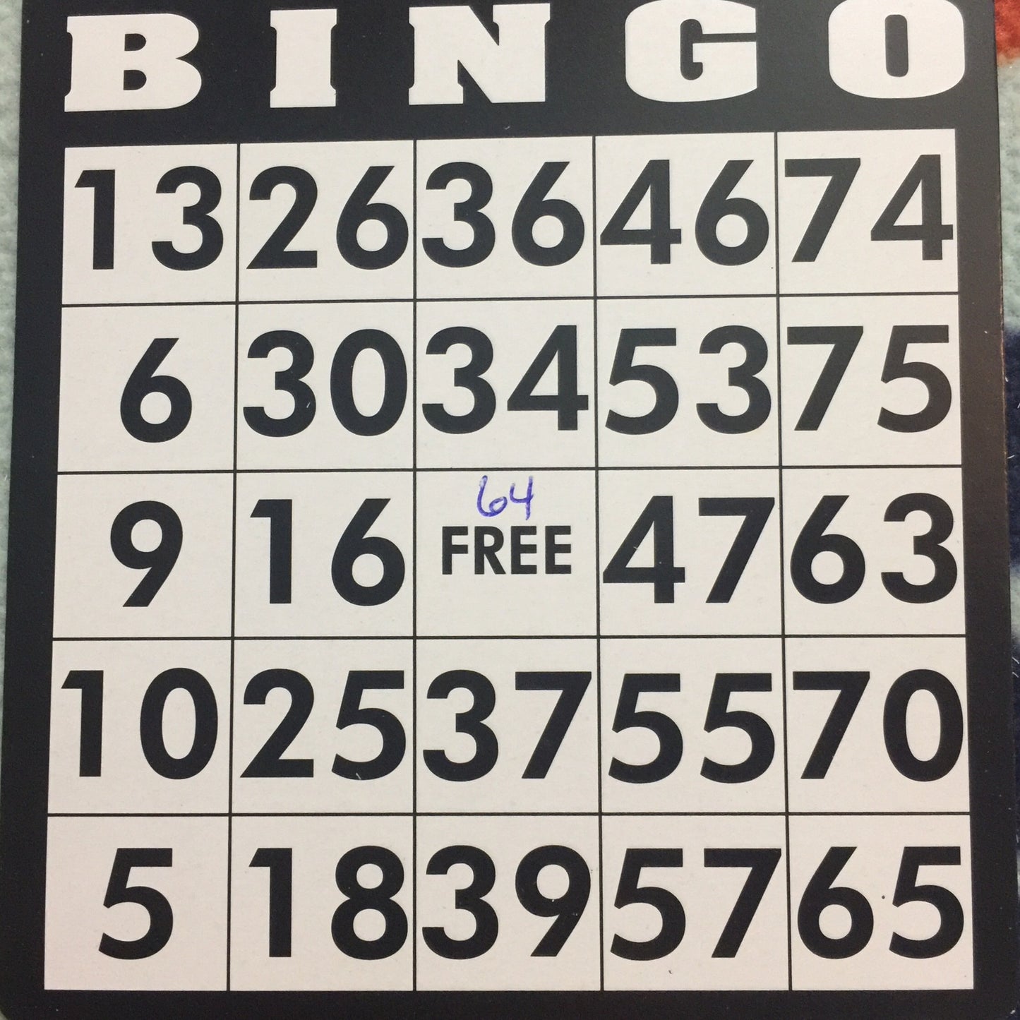 Game, Bingo: 9/19 at 3pm EST
