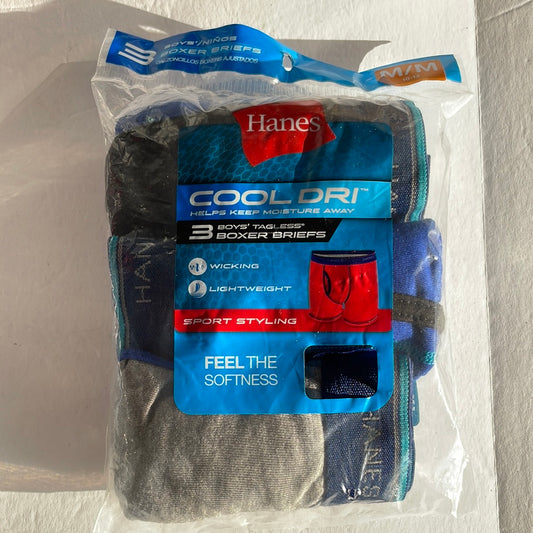 Boy’s Hanes Cool Dri Tagless Boxer Briefs