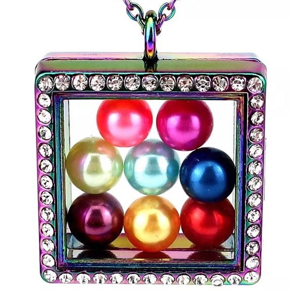 Pearl Lockets w/Magnetic Closure