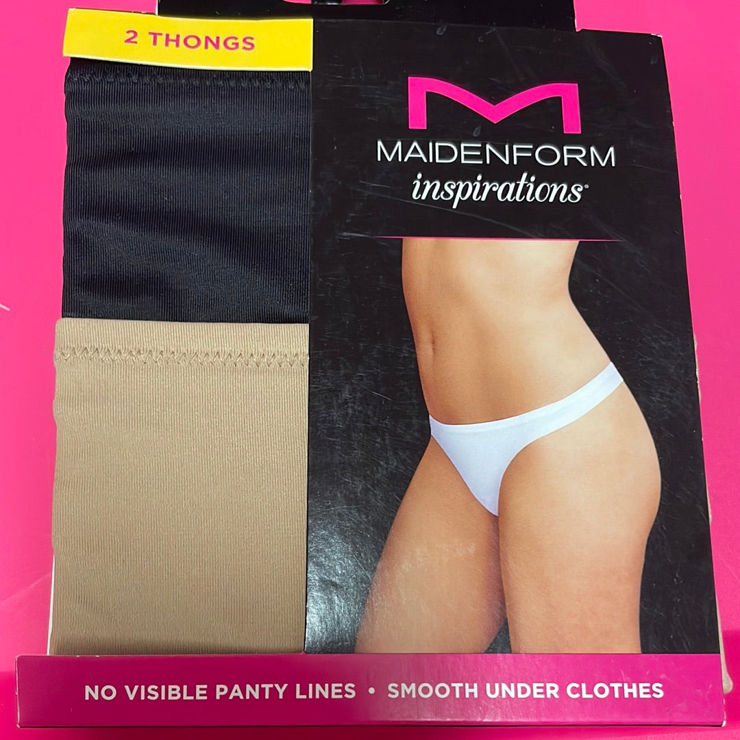 Women’s Maidenform Inspirations Microfiber Thong Underwear