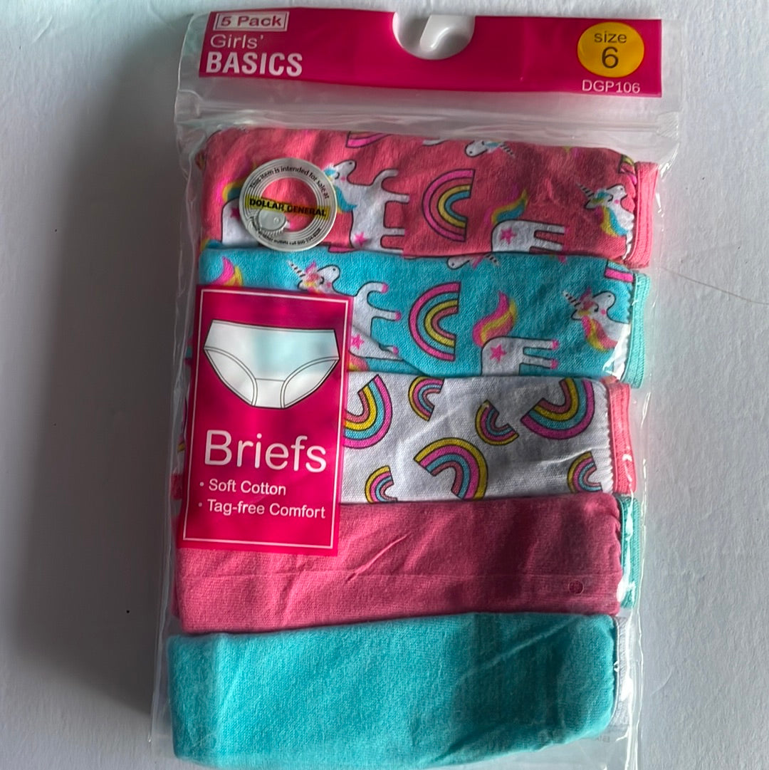 Girl’s Basic Briefs Underwear