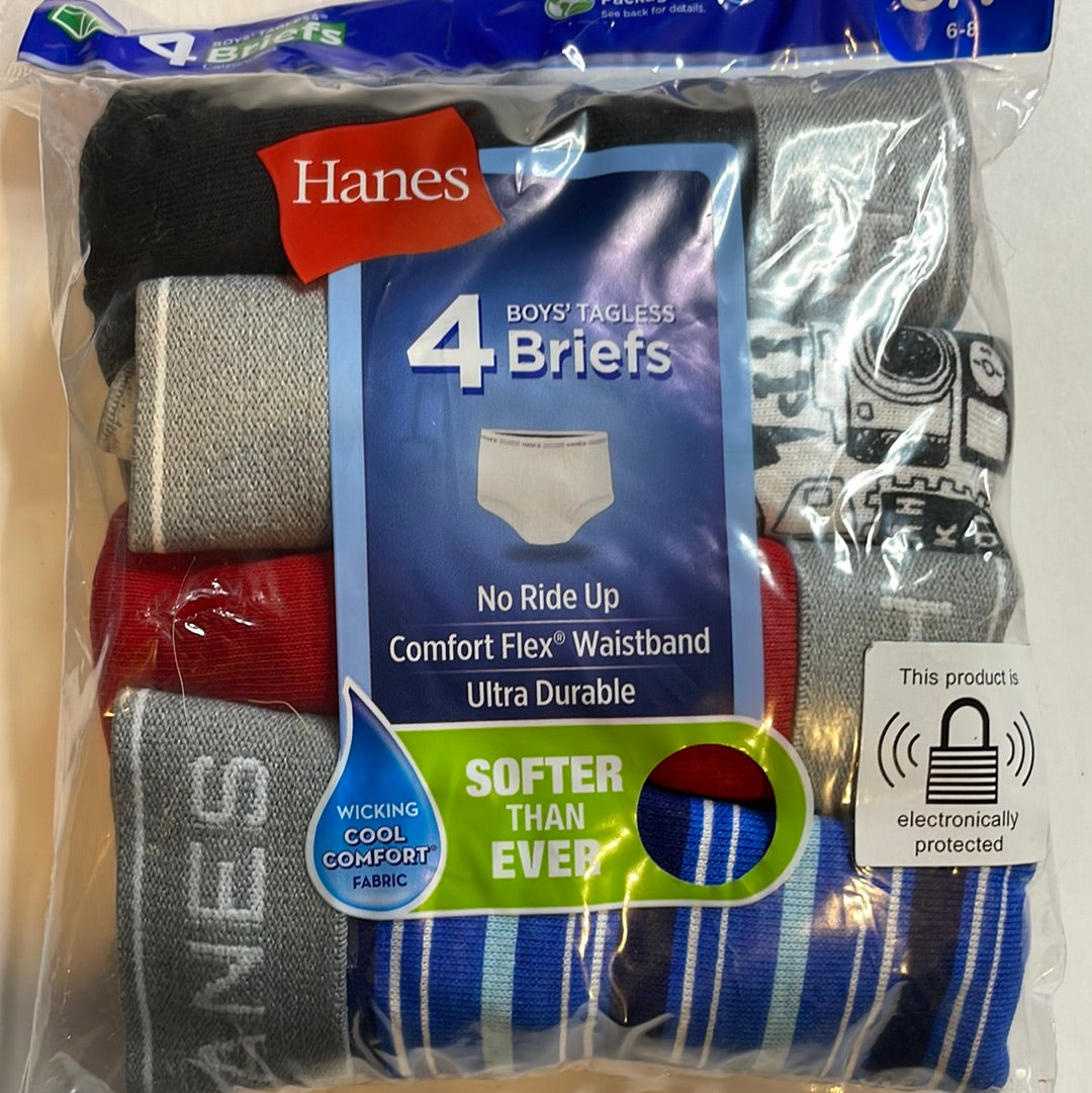 Youth, Tagless Briefs Underwear, Printed