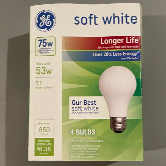 75 Watt Lightbulbs