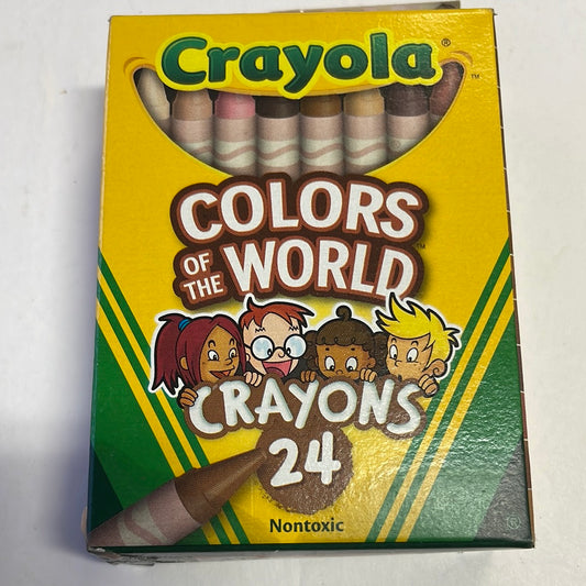 Crayola Colors Of The World Crayons, 24 Ct