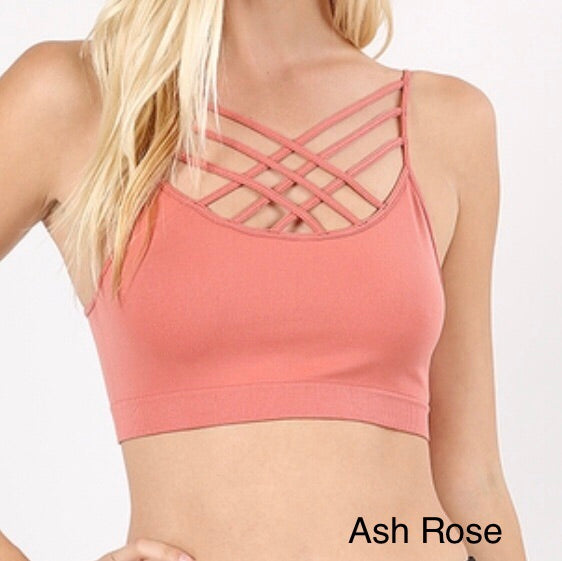 Tops, Triple Criss Cross Bralette