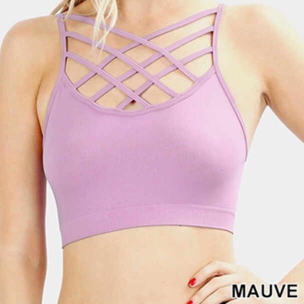 Tops, Triple Criss Cross Bralette