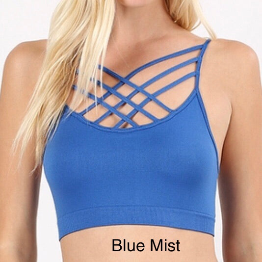 Tops, Triple Criss Cross Bralette