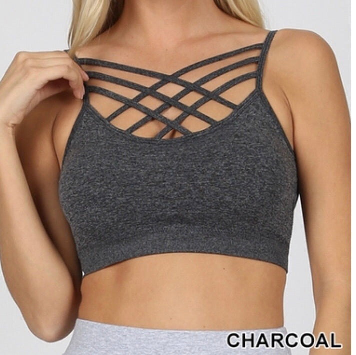 Tops, Triple Criss Cross Bralette