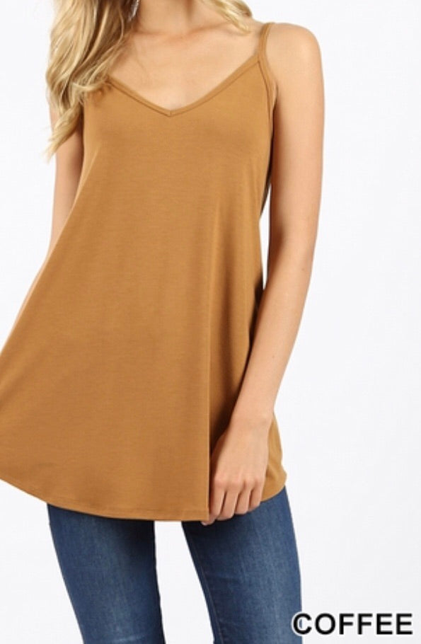 Tops, Reversible Spaghetti Strap Cami