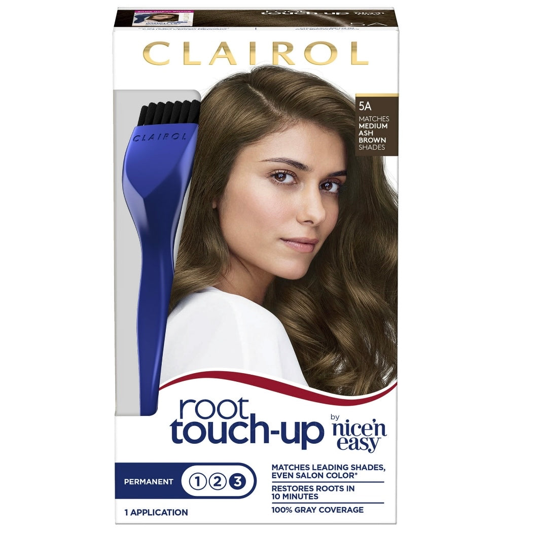Clairol Nice ‘n Easy Root Touch-Up Permanent Hair Color Creme, Hair Dye, 1 Application