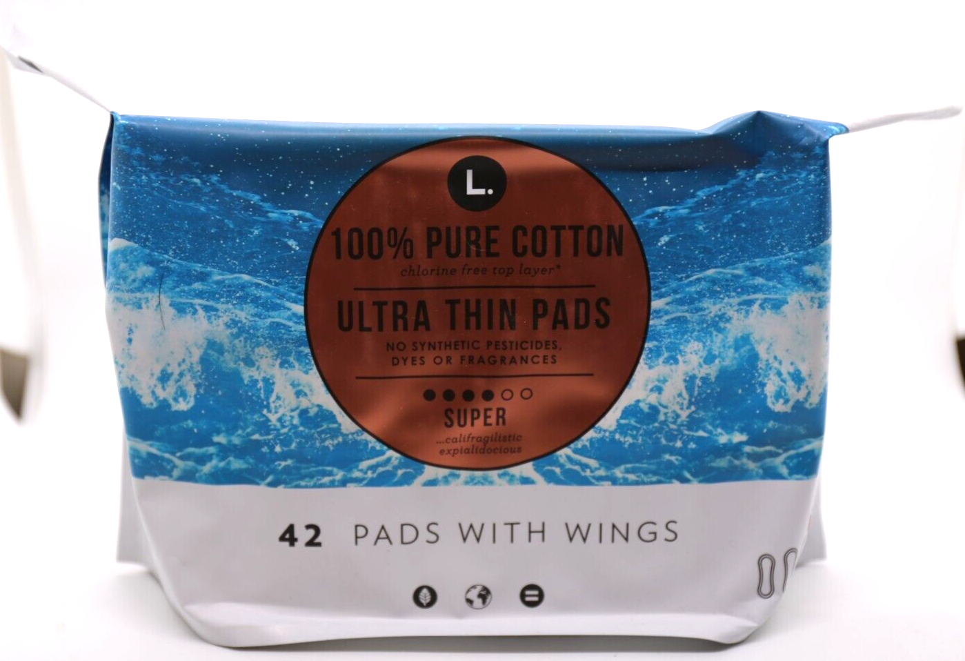 L. Chlorine Free Ultra Thin Pads with Wings