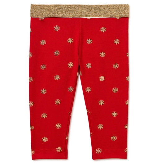 Youth, Baby Girls Printed Christmas Leggings