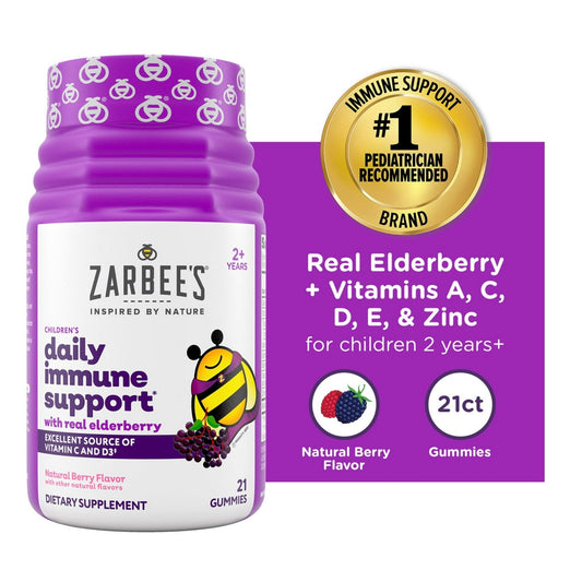 Zarbee’s Daily Immune Support, 21 Gummies