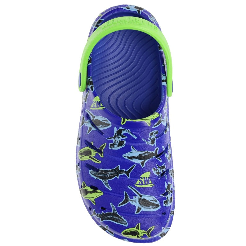 Youth, Rugged Shark Clogs