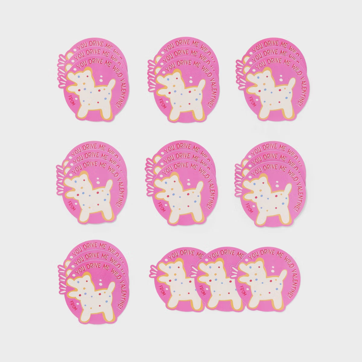 Valentine's Day Snack Giveaway Stickers