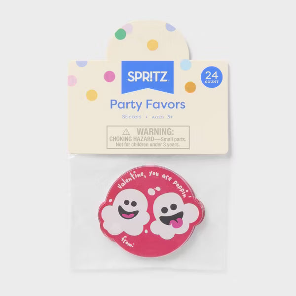 Valentine's Day Snack Giveaway Stickers
