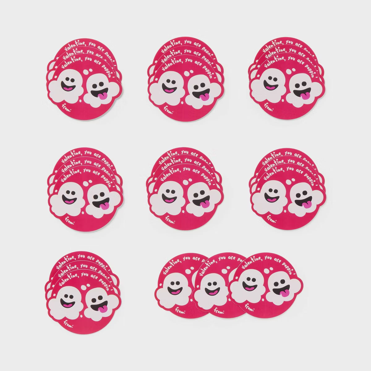 Valentine's Day Snack Giveaway Stickers
