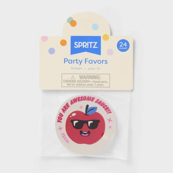 Valentine's Day Snack Giveaway Stickers