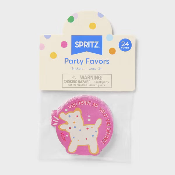 Valentine's Day Snack Giveaway Stickers