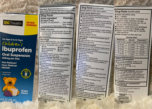DG Health Infant And Children’s Ibuprofen