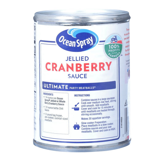 Ocean Spray Jellied Cranberry Sauce, 14oz