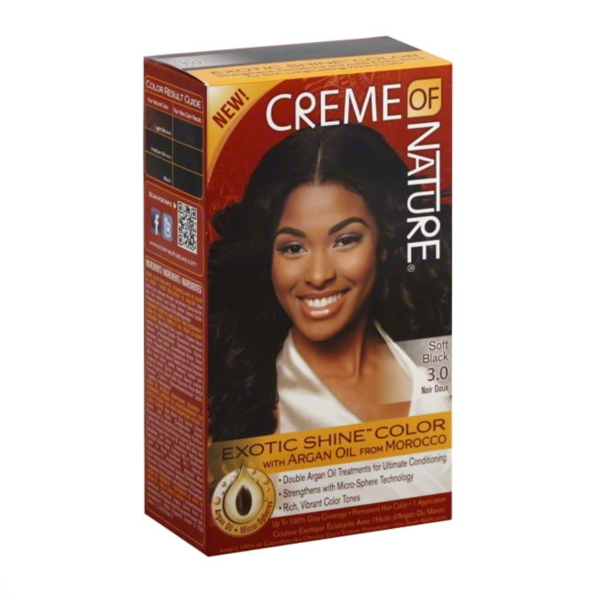 Colomer Creme Of Nature Exotic Shine Color Permanent Hair Color, 1 ea